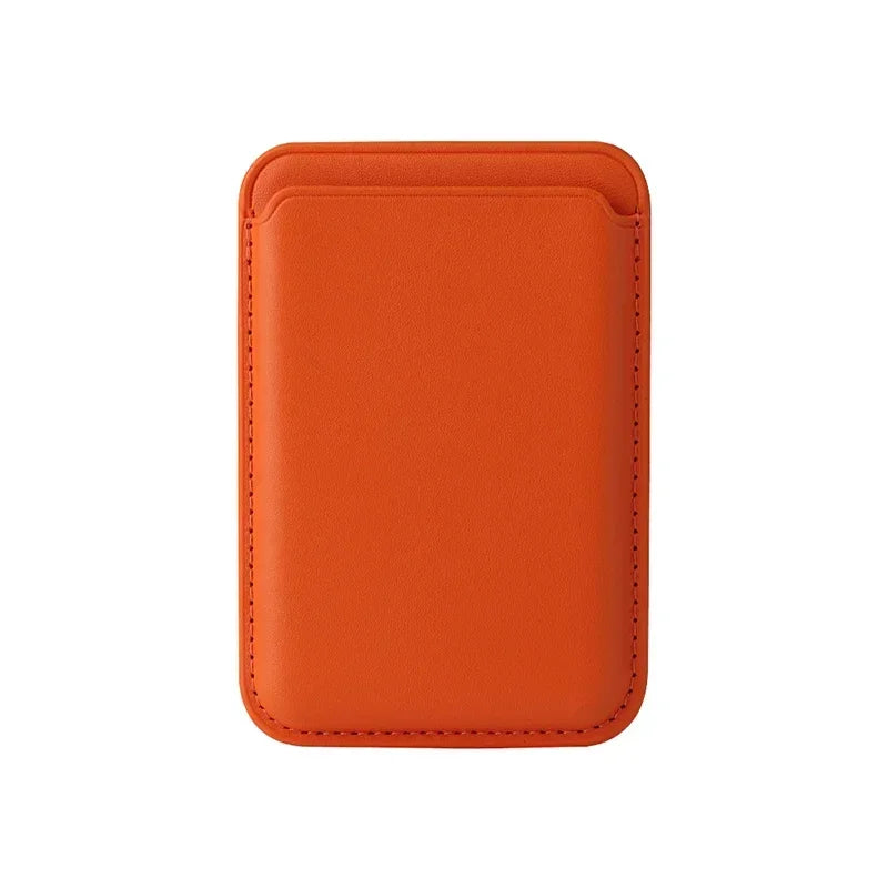 For Magsafe Card Holder Strong Magnetic Leather Wallet for Iphone 17 16 15 14 13 12 Pro Max Case ID Credit Card Pocket Slot Bag
