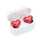 Fashion Wireless Earphones Hi-Fi Stereo Headphones Heartbuds Bluetooth-Compatible in Ear Noice Cancelling for Student Girl Women