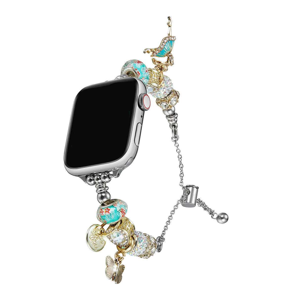 Jewelry Strap for  Watch 10 Band 46Mm 42Mm 41Mm 45Mm 44Mm 38/40Mm Women Bling Metal Bracelet Iwatch Series 9 8 7 6 SE Ultra