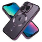 Clear Plating  Magnetic Case For iphone 16 15 14 13 12 11 Pro Max Plus Lens Protection For Magsafe Wireless Charging Cases Cover