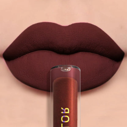 19 Colors Matte Velvet Lip Gloss Waterproof Liquid Lipstick Nude Black Lips Tint Makeup Lip Glaze Cosmetics Red Lip Stain Beauty