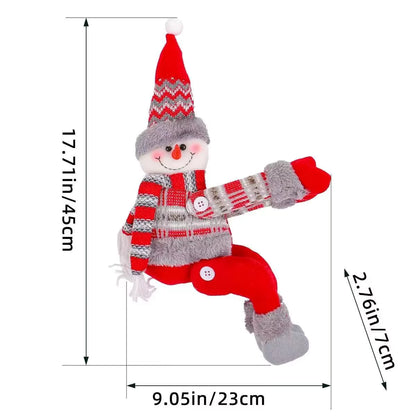 Santa Claus Christmas Atmosphere, Chandelier Decoration, Cute Santa Claus Curtain Buckle, Christmas Pendant, Gift Decoration