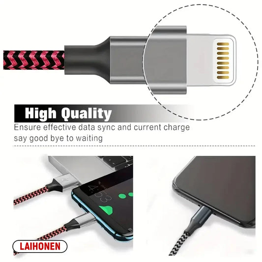 1M 2M 3M USB a to Lightning Mfi Certified Cable for Iphone 14 13 12 11 X XR Pro Max Fast Charging Cable Charger Data Wire Cord