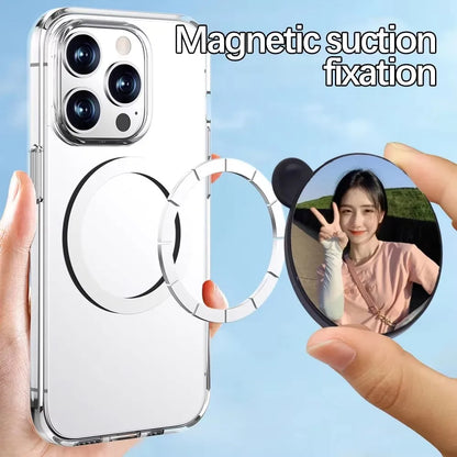 For Apple Magsafe Magnetic Phone Selfie Mirror Phone Back Camera Wide Angle Video Magnet Selfie Mirrors for Iphone 16 15 14 13
