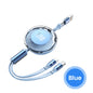 Olaf 120W Retractable USB C Cable Fast Charging USB A/Type C to Type C /IOS Cable for Iphone 15 14 13 Pro Max Huawei Xiaomi
