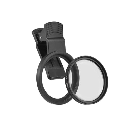 New 52Mm CPL Mobile Phone Lens Filter Lens Clip Camera Accessories Circular Polarizer Filter for Canon Nikon for All Smartphone