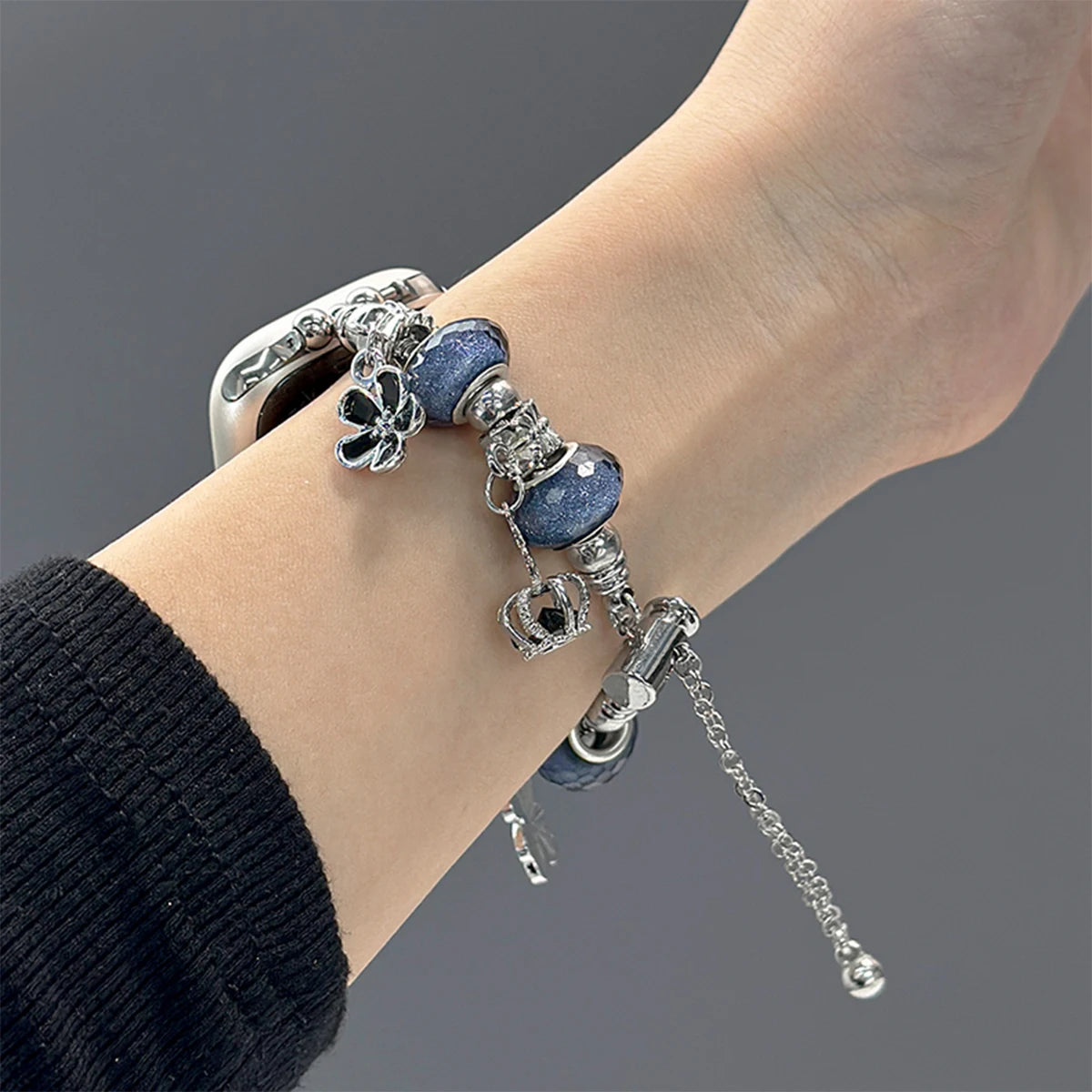 Jewelry Strap for  Watch 10 Band 46Mm 42Mm 41Mm 45Mm 44Mm 38/40Mm Women Bling Metal Bracelet Iwatch Series 9 8 7 6 SE Ultra