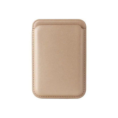 For Magsafe Card Holder Strong Magnetic Leather Wallet for Iphone 17 16 15 14 13 12 Pro Max Case ID Credit Card Pocket Slot Bag