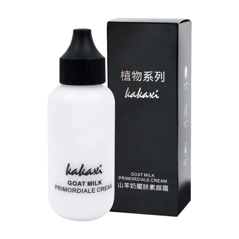 50Ml Goat Milk Liquid Foundation Cream Moisturize Oil-Control Matte Concealer Cosmetics Waterproof Cover Acne Base Cream Makeups