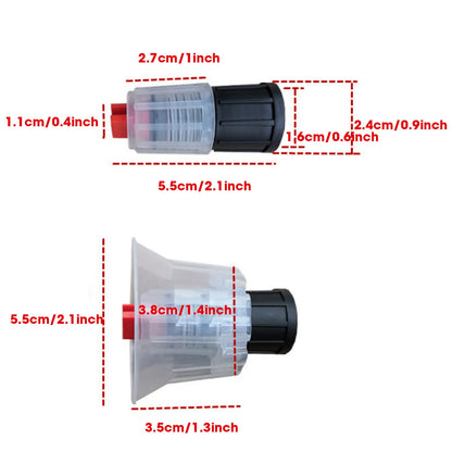 Foam nozzle Car wash foam spray nozzle Windscreen fan foam nozzle Internal thread 16mm Car wash water gun nozzle