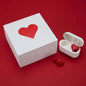 New Original Bluetooth Wireless Headphones Heart Shaped Earphones Woman Earphone High Quality Heart Earbuds Girl Gift