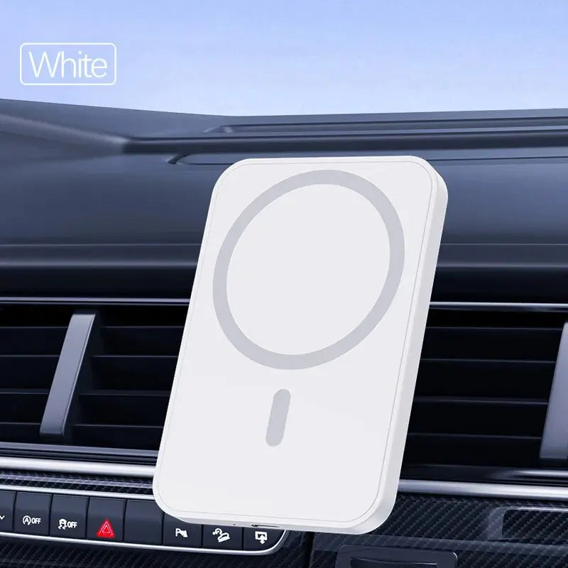 15W Magnetic Car Wireless Charger for Magsafe Iphone 12 13 14 15 16 Pro Max Air Vent Car Phone Holder Stand Fast Car Charging