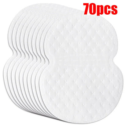 20Pcs/30Pcs/50Pcs/70Pcs Underarm Sweat Pads, Washable Sweat Absorbing Guards, Dress Sweat Perspiration Pads Shield