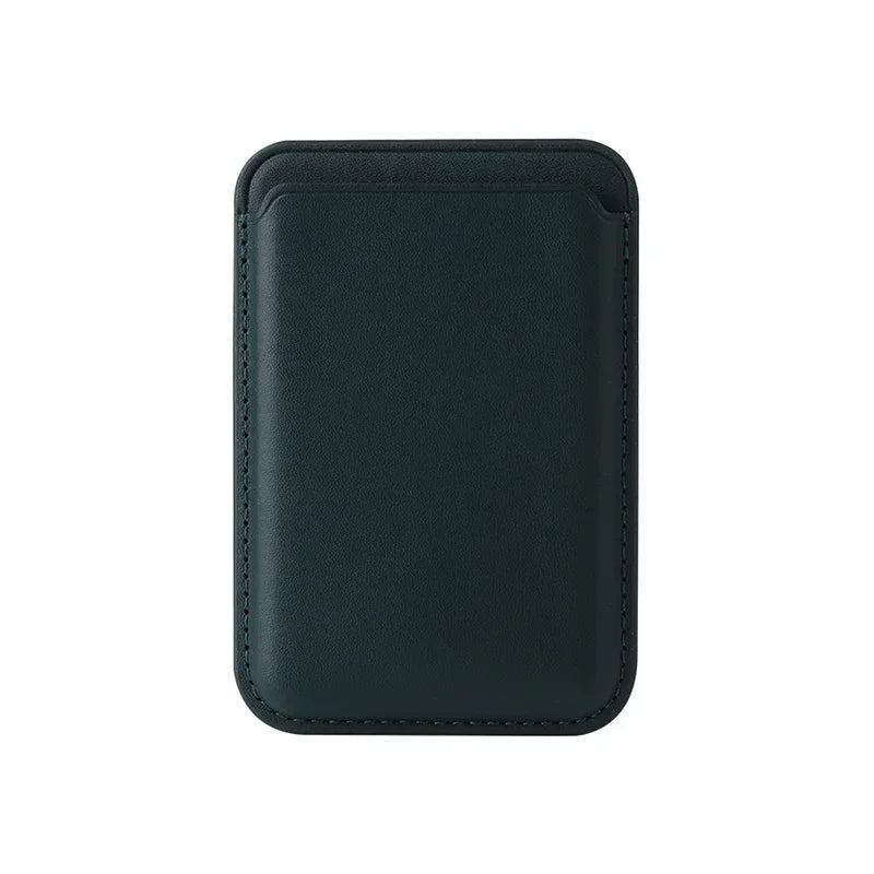 For Magsafe Card Holder Strong Magnetic Leather Wallet for Iphone 17 16 15 14 13 12 Pro Max Case ID Credit Card Pocket Slot Bag