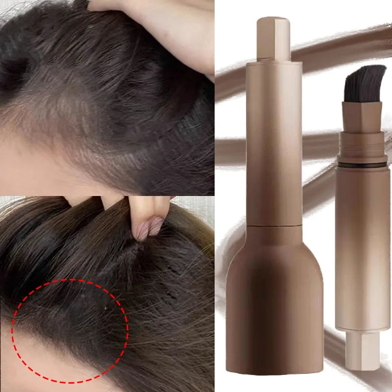 Plush Feeling Hairline Liquid Natural Wild Hairline Cover Cream Stick Waterproof Quick Filling Hair Styling Color Comestic