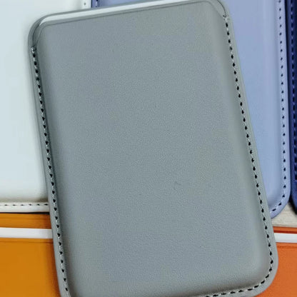 For Magsafe Card Holder Strong Magnetic Leather Wallet for Iphone 17 16 15 14 13 12 Pro Max Case ID Credit Card Pocket Slot Bag