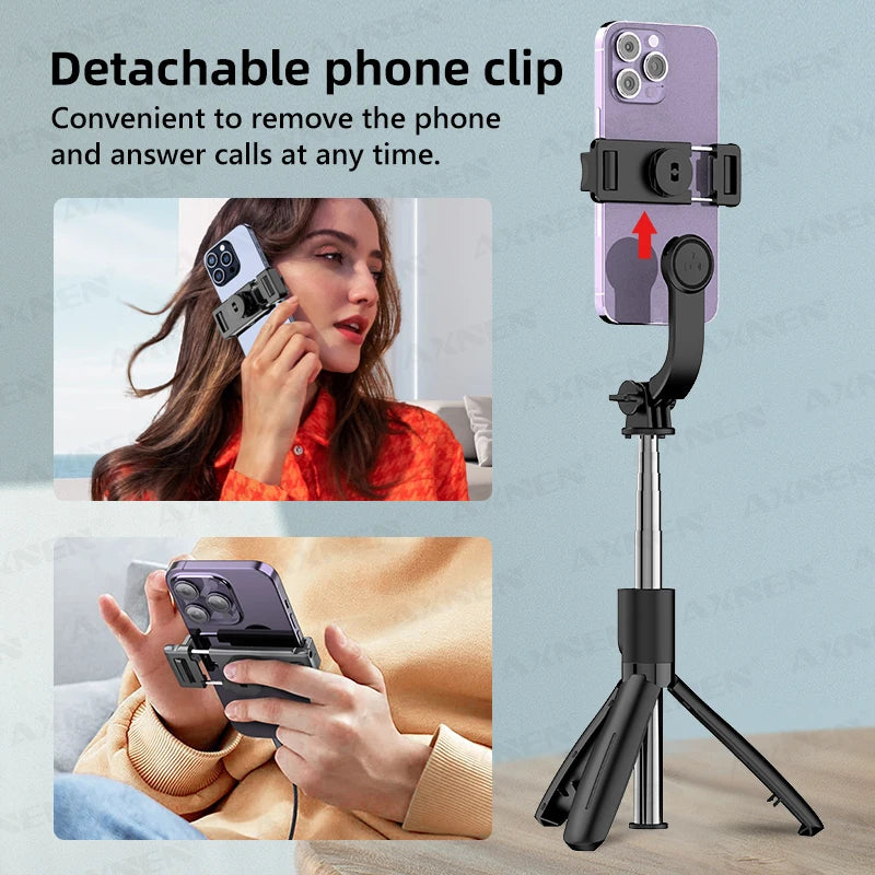 Selfie Stick Tripod for Cell Phone, Mobile Stand Monopod with Wireless Remote for Iphone Samsung Huawei Xiaomi Smartphone