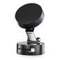 360° Adjustable Vacuum Magnetic Suction Cup Phone Holder Double Sided Magnetic Car Phone Holder Folding Stand for Magsafe Iphone