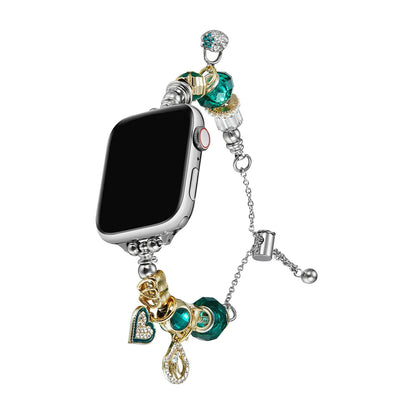 Jewelry Strap for  Watch 10 Band 46Mm 42Mm 41Mm 45Mm 44Mm 38/40Mm Women Bling Metal Bracelet Iwatch Series 9 8 7 6 SE Ultra