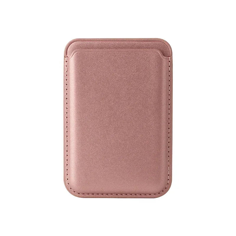 For Magsafe Card Holder Strong Magnetic Leather Wallet for Iphone 17 16 15 14 13 12 Pro Max Case ID Credit Card Pocket Slot Bag