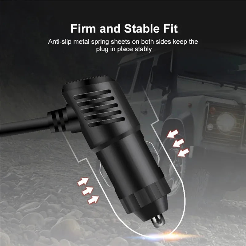 3 in 1 USB Type C Socket 120W Car Cigarette Lighter Splitter 12V 24V Fast Charger Phone Power Adapter for Car DVR GPS Dashcam