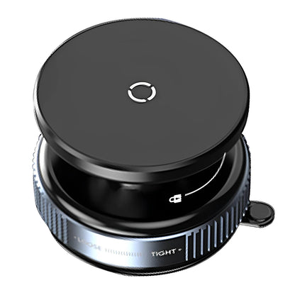 360° Adjustable Vacuum Magnetic Suction Cup Phone Holder Double Sided Magnetic Car Phone Holder Folding Stand for Magsafe Iphone