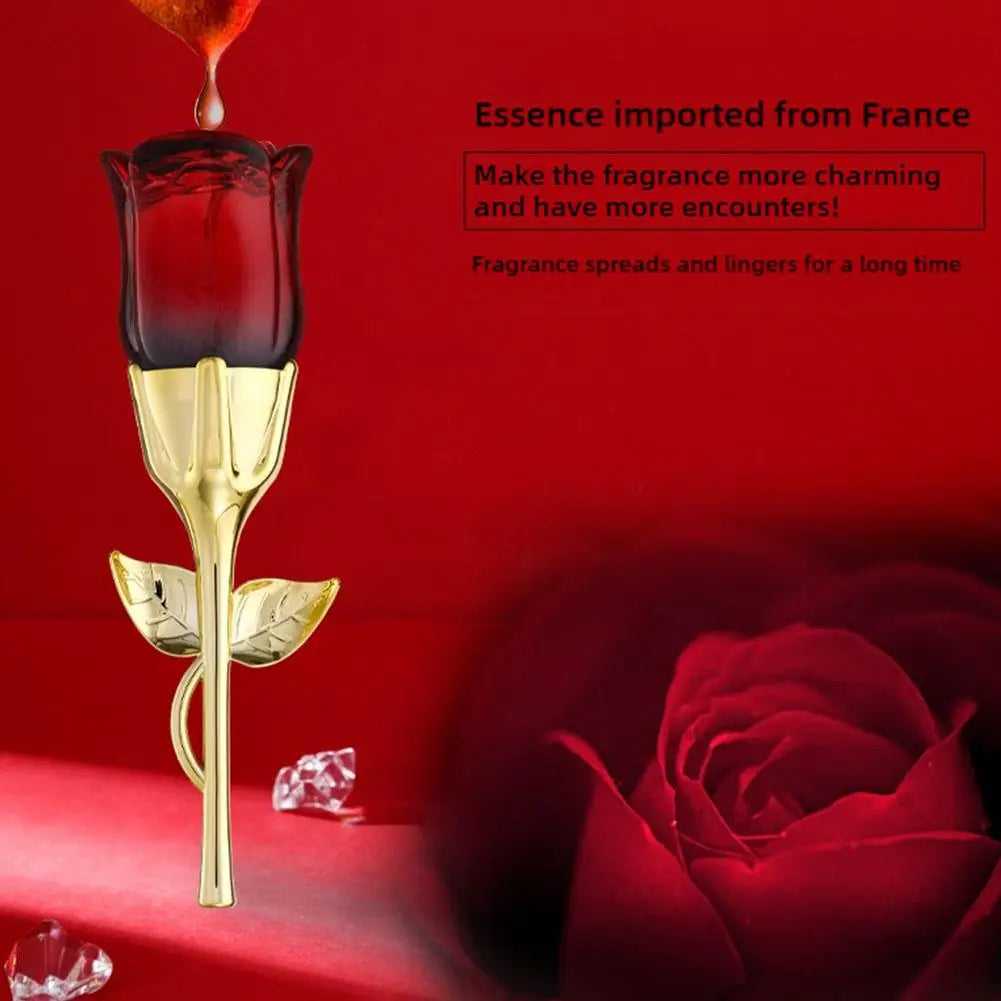 Rose Pheromone Perfume Long-Lasting Floral Scent Body Spray for Women Enhance Elegance Charm Perfect for Daily Wear and Dating