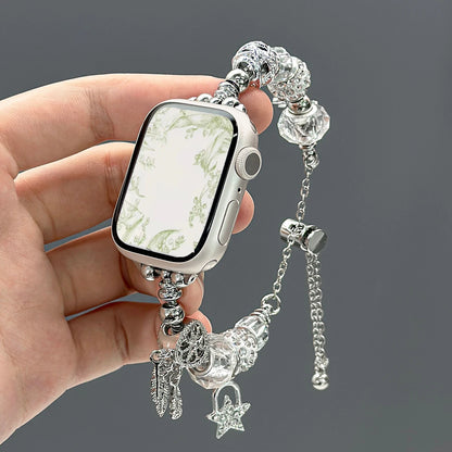 Jewelry Strap for  Watch 10 Band 46Mm 42Mm 41Mm 45Mm 44Mm 38/40Mm Women Bling Metal Bracelet Iwatch Series 9 8 7 6 SE Ultra