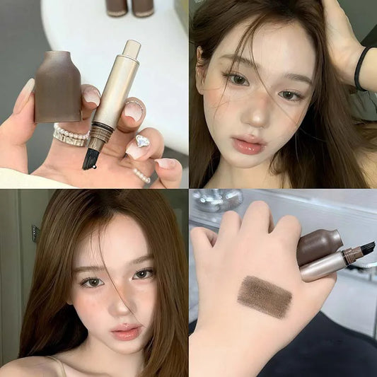 Plush Feeling Hairline Liquid Natural Wild Hairline Cover Cream Stick Waterproof Quick Filling Hair Styling Color Comestic