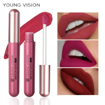 6Pcs/Set Matte Velvet Lipgloss Waterproof Long-Lasting Liquid Lipstick for Flawless Makeup