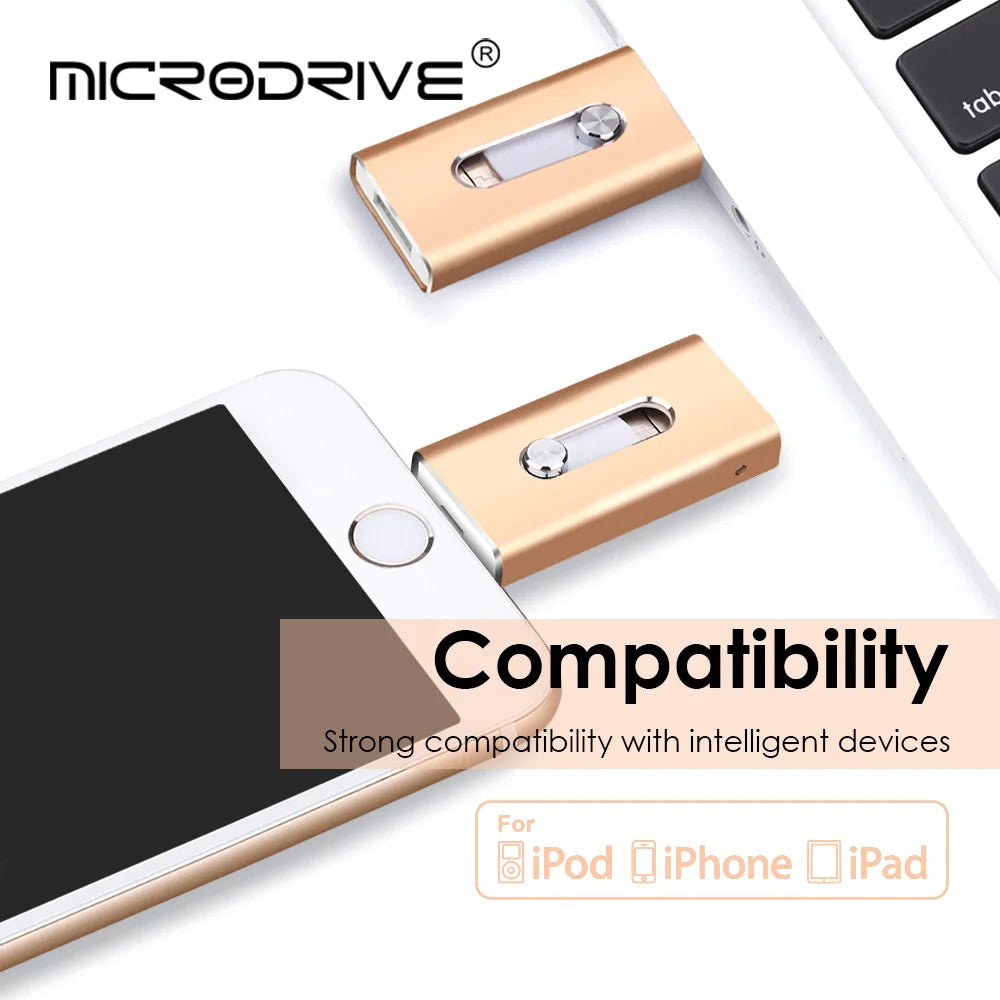 USB Flash Drive Photostick High Speed Sticks External Storage Pen Drive for Phone Iphone Android PC Copy Photo Videos Files
