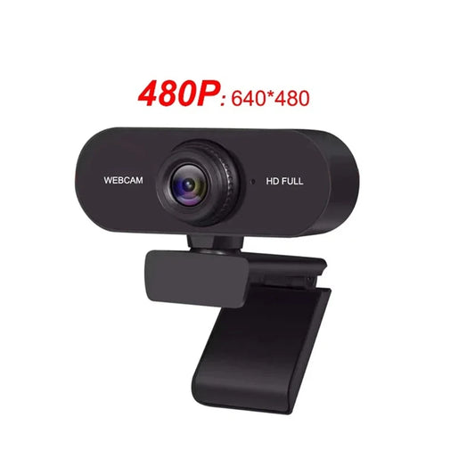 2K 1080P 720P 480P HD Webcam for Desktop Laptop Computer Mini USB Web Camera with Microphones Web Cam Cover for Youtube Skype