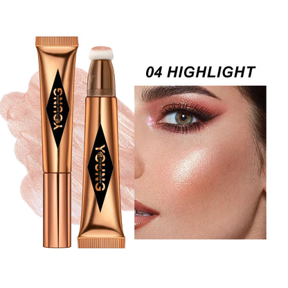 Air Cushion, Powder Blusher, High Gloss Stick, Makeup Liquid, Rouge, 6 Colors Optional