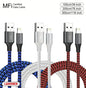 1M 2M 3M USB a to Lightning Mfi Certified Cable for Iphone 14 13 12 11 X XR Pro Max Fast Charging Cable Charger Data Wire Cord
