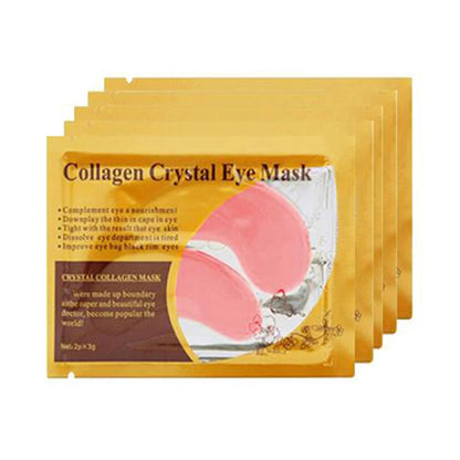 20Pcs=10Pairs Gold Collagen Crystal Eye Mask Skincare Eye Patches Firming Moisturizing Nourishing Eye Skin Care Products