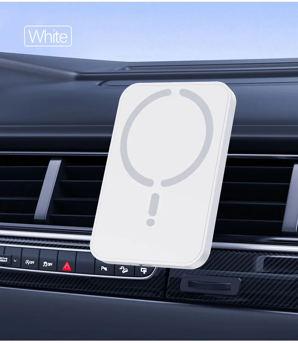 15W Magnetic Car Wireless Charger for Magsafe Iphone 12 13 14 15 16 Pro Max Air Vent Car Phone Holder Stand Fast Car Charging