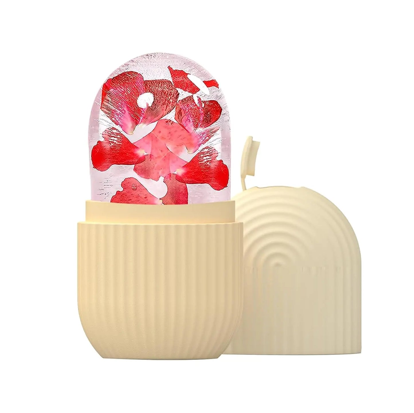 Face Beauty Massage Silicone Face Ice Cube Face Ice Cube Beauty Products Face Ice Massage Roller Capsule Face Ice Mold