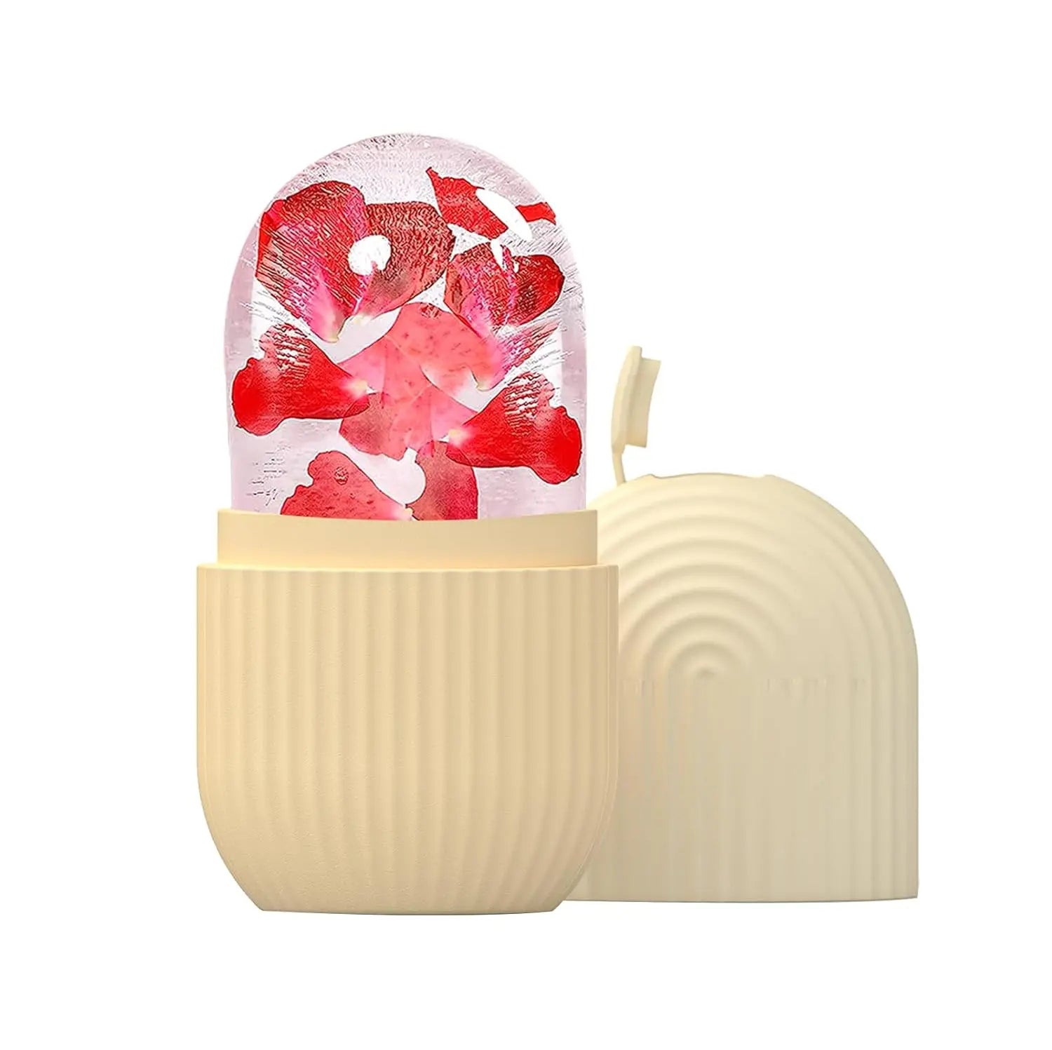 Face Beauty Massage Silicone Face Ice Cube Face Ice Cube Beauty Products Face Ice Massage Roller Capsule Face Ice Mold