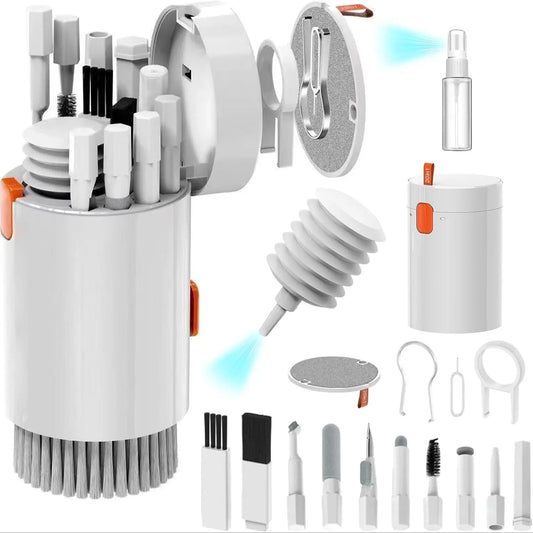 20 in 1 Cleaner Kit Computer Keyboard Cleaner Tablet Camera Phone Screen Clean Tools Cleaning Brush 20-In-1 Keycap Puller Set