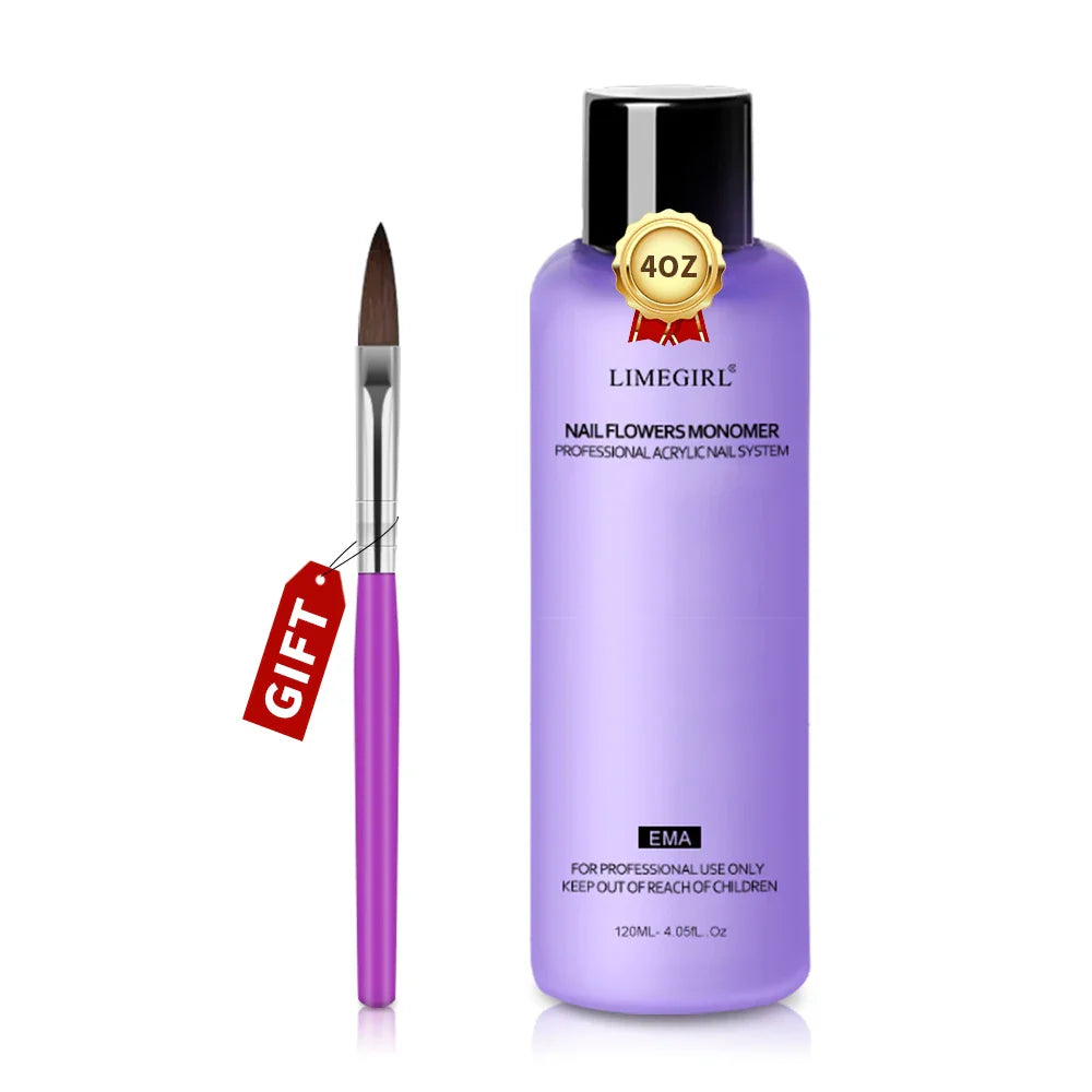 Large Capacity Nail Acrylic Liquid Monomer Crystal 40/70/120/240Ml for Nails Art DIY Acrylic Powder Liquid Manicure