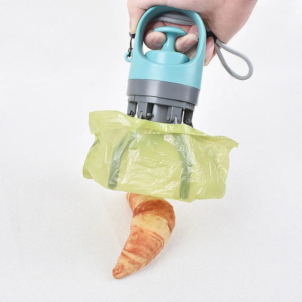 Effective Handheld Dog Pooper Scooper Portable Six-Claw Shovel Poop Grabber Zero-Touch Poop Scooper for Cats and Dogs