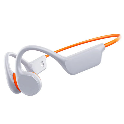 True Bone Conduction Headset IPX8 32GB Bluetooth 5.3 Wireless Swimming Headphone with Microphone Waterproof Exercise Fitness