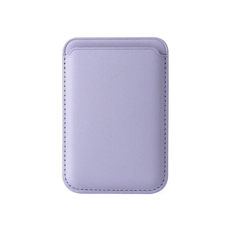 For Magsafe Card Holder Strong Magnetic Leather Wallet for Iphone 17 16 15 14 13 12 Pro Max Case ID Credit Card Pocket Slot Bag