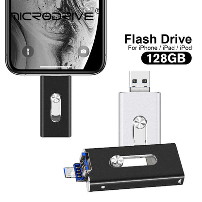 USB Flash Drive Photostick High Speed Sticks External Storage Pen Drive for Phone Iphone Android PC Copy Photo Videos Files