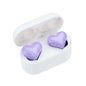 Fashion Wireless Earphones Hi-Fi Stereo Headphones Heartbuds Bluetooth-Compatible in Ear Noice Cancelling for Student Girl Women