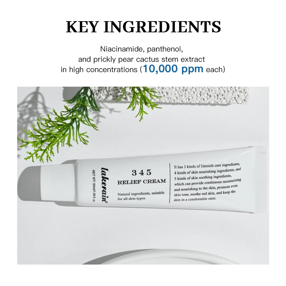 3 4 5 Relief Cream Address Blemishes Nourish the Skin and Provide Soothing Care Face Lifting Beauty Moisturizer Korean Cosmetics