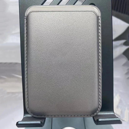 For Magsafe Card Holder Strong Magnetic Leather Wallet for Iphone 17 16 15 14 13 12 Pro Max Case ID Credit Card Pocket Slot Bag