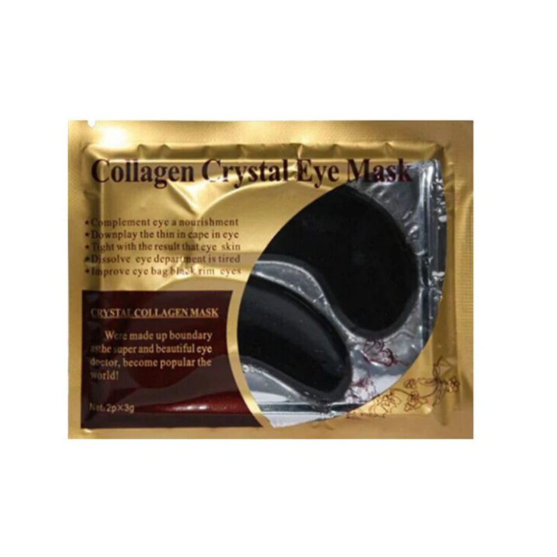 20Pcs=10Pairs Gold Collagen Crystal Eye Mask Skincare Eye Patches Firming Moisturizing Nourishing Eye Skin Care Products