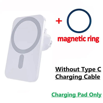 30W Magnetic Car Wireless Charger for Iphone 15 14 13 12 Pro Max Mini Macsafe Car Phone Holder Stand Mount Fast Charging Station