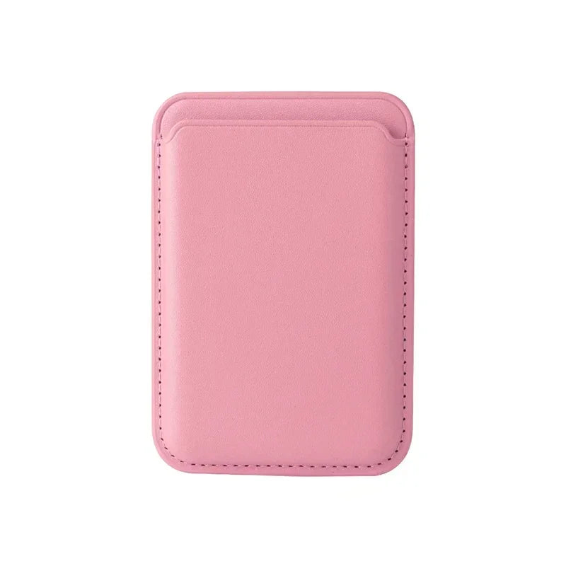 For Magsafe Card Holder Strong Magnetic Leather Wallet for Iphone 17 16 15 14 13 12 Pro Max Case ID Credit Card Pocket Slot Bag